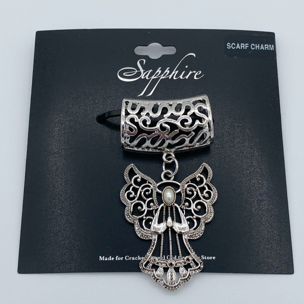 Scarf Jewelry Angel Pendant Scarf Ring